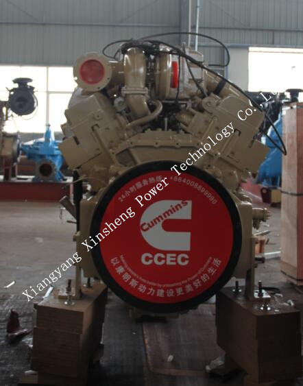 건축기계, 수도 펌프를 위한 CCEC Cummins 터보로 충전된 디젤 엔진 KTA38-P980
