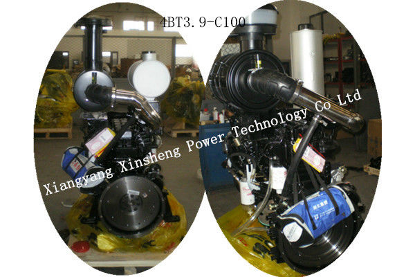 DCEC Cummins 75KW/100HP 기계장치 설계를 위한 터보로 충전된 4개의 실린더 엔진 4BT3.9-C100